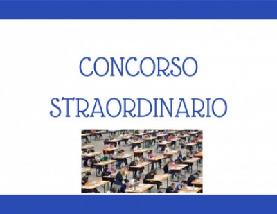 CONCORSO STRAORDINARIO BIS