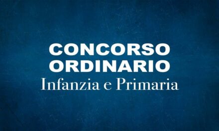 Concorso ordinario 2023 infanzia e primaria